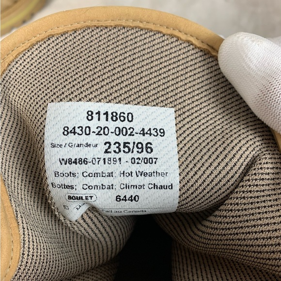 Women’s Boulet Tan Lace-Up Combat Boots - Picture 6 of 10